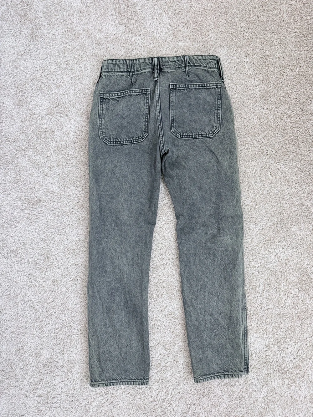 Boys Gap Washed Gray Slim Straight Jeans
